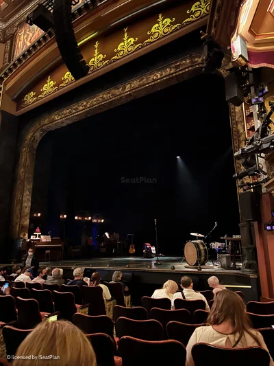 Belasco Theatre Orchestra H10 view from seat photo