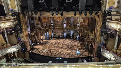 Victoria Palace Theatre Grand Circle A16 view from seat photo