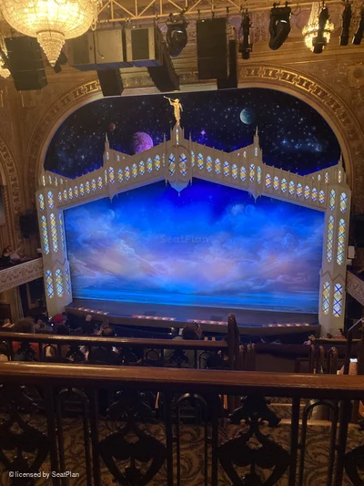 Eugene O'Neill Theatre Mezzanine F114 view from seat photo