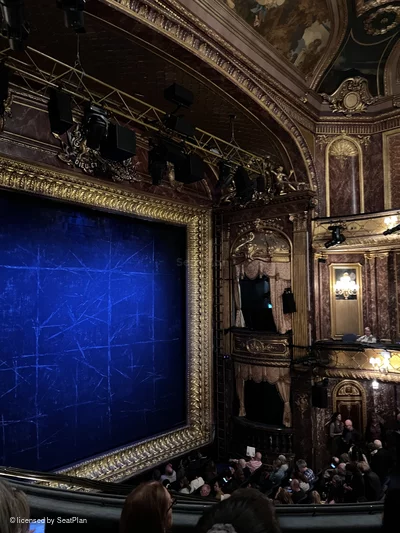 Theatre Royal Haymarket Royal Circle C27 view from seat photo