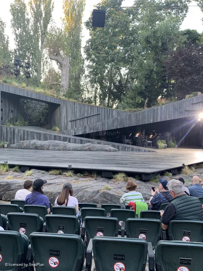 Regent's Park Open Air Theatre Lower Centre F26 view from seat photo