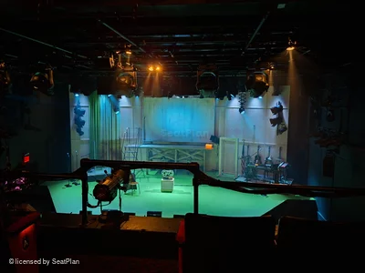 Lucille Lortel Theatre Mezzanine C102 view from seat photo