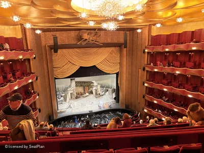 Metropolitan Opera House Family Circle A102 view from seat photo