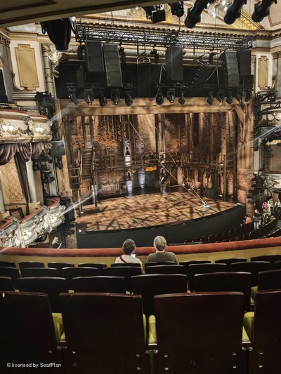 Victoria Palace Theatre Royal Circle F34 view from seat photo
