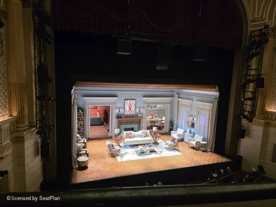 Samuel J. Friedman Theatre Mezzanine AA102 view from seat photo