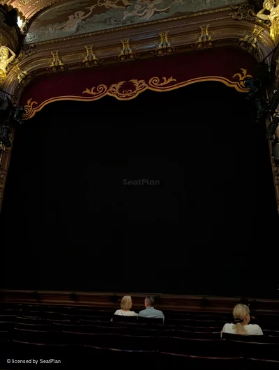 Apollo Theatre Stalls K7 view from seat photo