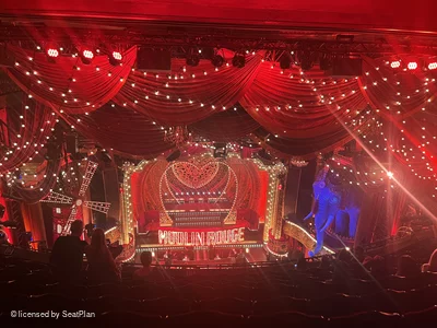 Piccadilly Theatre Grand Circle J20 view from seat photo