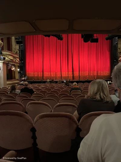 Noel Coward Theatre Stalls Q17 view from seat photo