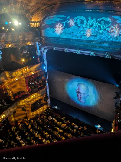 Apollo Theatre Balcony A5 view from seat photo