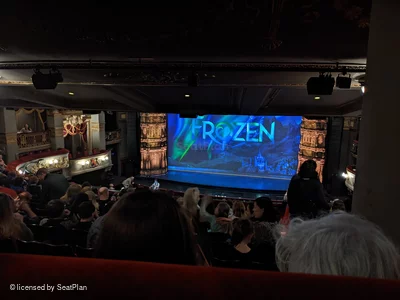 Theatre Royal Drury Lane Royal Circle Box F4 view from seat photo