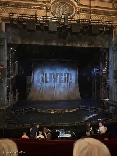 Gielgud Theatre Dress Circle B21 view from seat photo