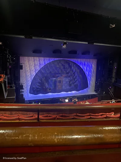 Peacock Theatre Dress Circle E28 view from seat photo