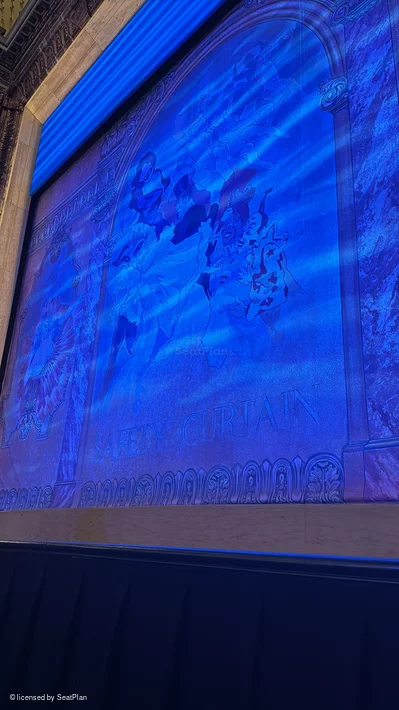 Novello Theatre Stalls C9 view from seat photo