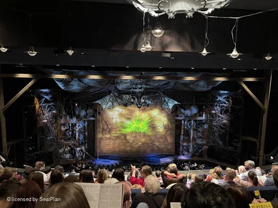 Gershwin Theatre Mezzanine J105 view from seat photo