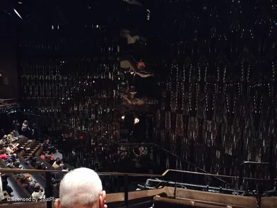 Barbican Theatre Circle DD2 view from seat photo