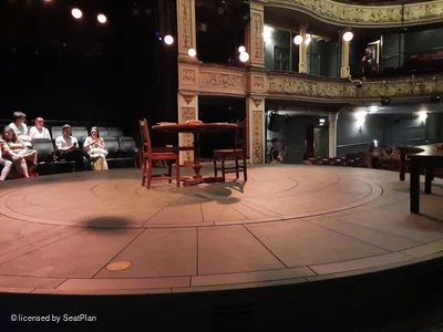 Duke of York's Theatre On Stage Seating SD1 view from seat photo