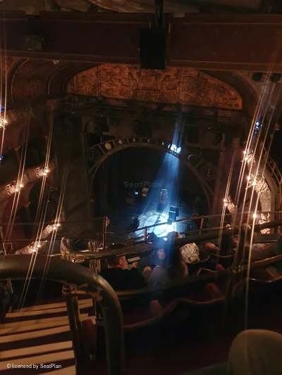 Palace Theatre Balcony E6 view from seat photo