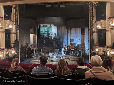 Lyric Theatre Dress Circle F16 view from seat photo