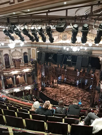 Victoria Palace Theatre Grand Circle H7 view from seat photo
