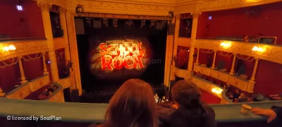 Theatre Royal Glasgow Upper Circle B23 view from seat photo