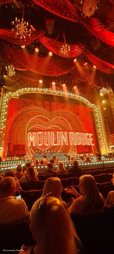 Piccadilly Theatre Stalls G21 view from seat photo