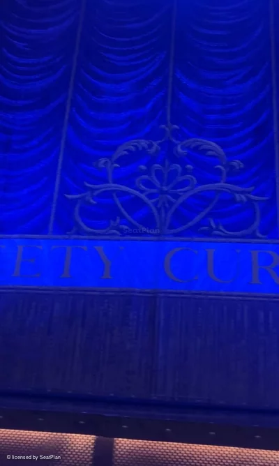 Vaudeville Theatre Stalls A11 view from seat photo