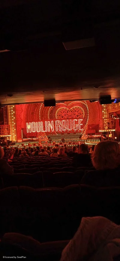 Piccadilly Theatre Stalls S5 view from seat photo