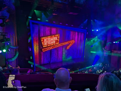 Prince Edward Theatre Loge 10 1 view from seat photo