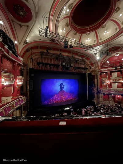 Bristol Hippodrome Grand Circle B37 view from seat photo