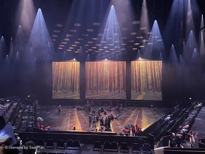 ABBA Arena Block H M21 view from seat photo
