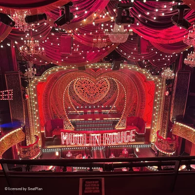Piccadilly Theatre Grand Circle B18 view from seat photo