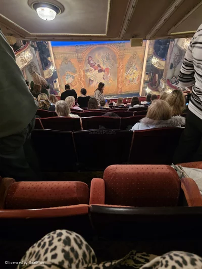 Novello Theatre Grand Circle H19 view from seat photo