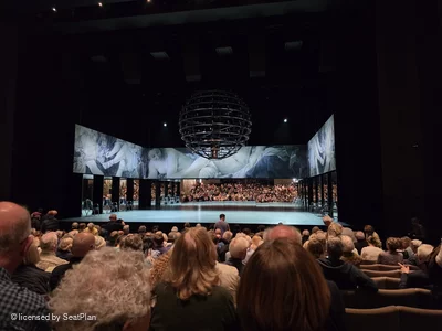 National Theatre - Lyttelton Stalls P12 view from seat photo