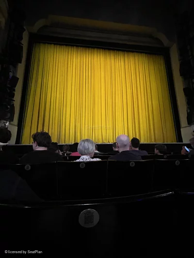 Fortune Theatre Stalls E10 view from seat photo