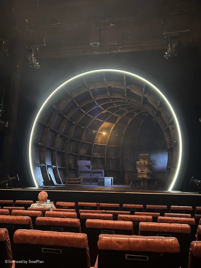 Royal Court Theatre Stalls F9 view from seat photo