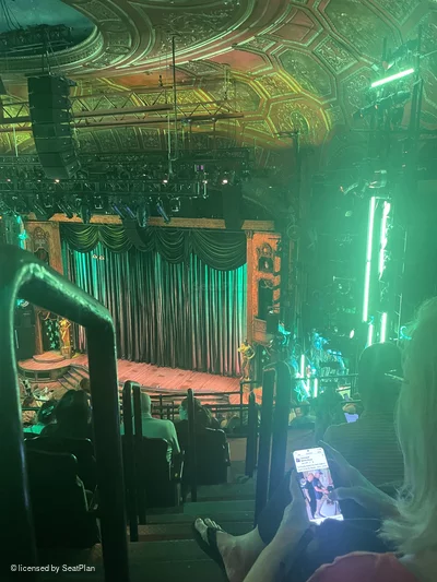 Studio 54 Theatre Mezzanine KK2 view from seat photo