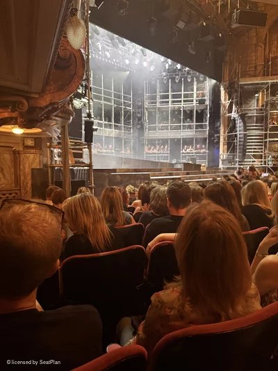 London Palladium Stalls L46 view from seat photo