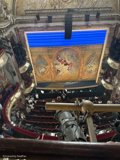 Novello Theatre Balcony A14 view from seat photo