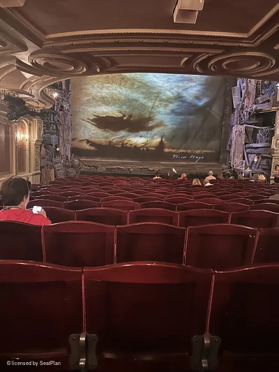 Sondheim Theatre Stalls Q24 view from seat photo