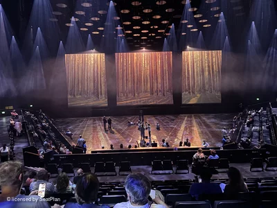 ABBA Arena Block H K14 view from seat photo