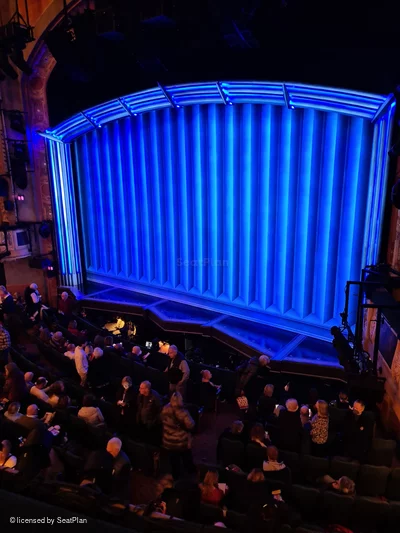 Shubert Theatre Mezzanine A16 view from seat photo