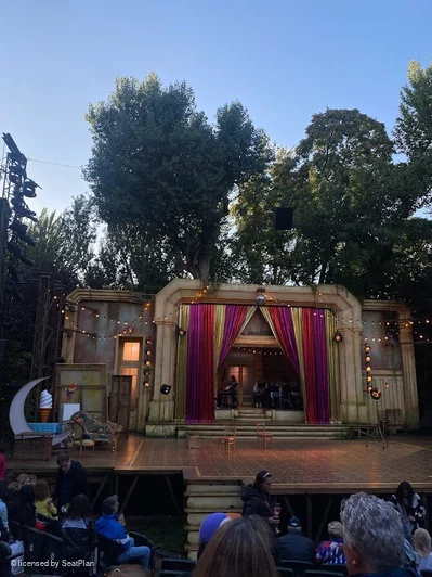 Regent's Park Open Air Theatre Lower Centre I36 view from seat photo