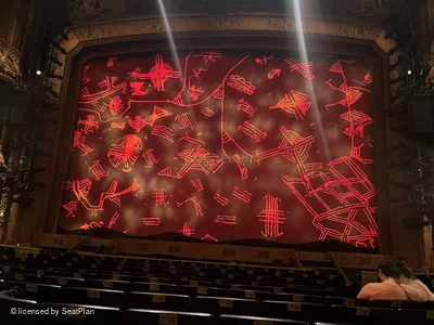 Lyceum Theatre Stalls L21 view from seat photo