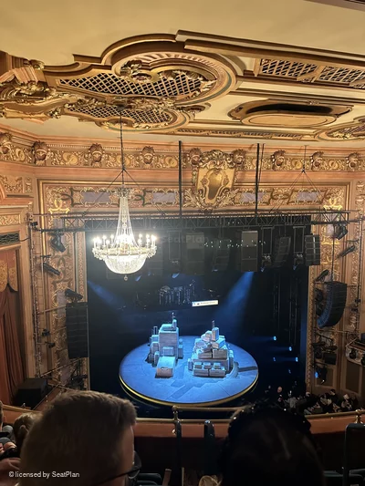 Longacre Theatre Balcony E4 view from seat photo