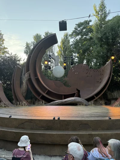 Regent's Park Open Air Theatre Lower Centre D17 view from seat photo