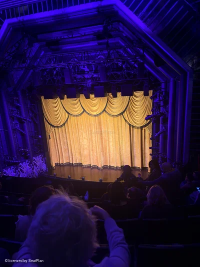 Trafalgar Theatre Dress Circle G1 view from seat photo