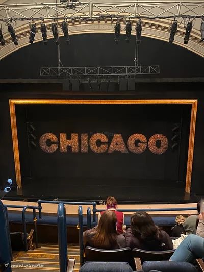 Ambassador Theatre Front Mezzanine E102 view from seat photo