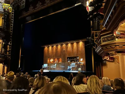 Belasco Theatre Orchestra L18 view from seat photo