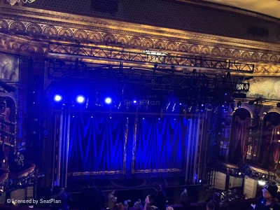 Lena Horne Theatre Rear Mezzanine H124 view from seat photo