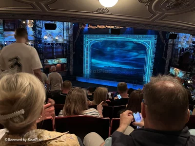 London Coliseum Dress Circle H15 view from seat photo